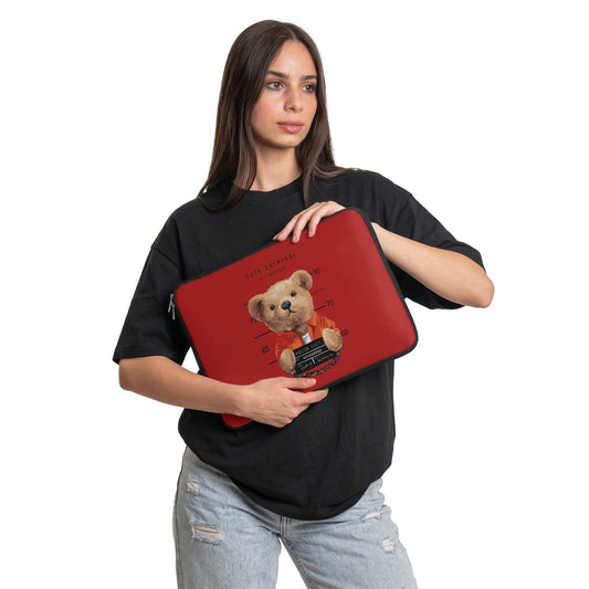Arrested bear Laptop Sleeve