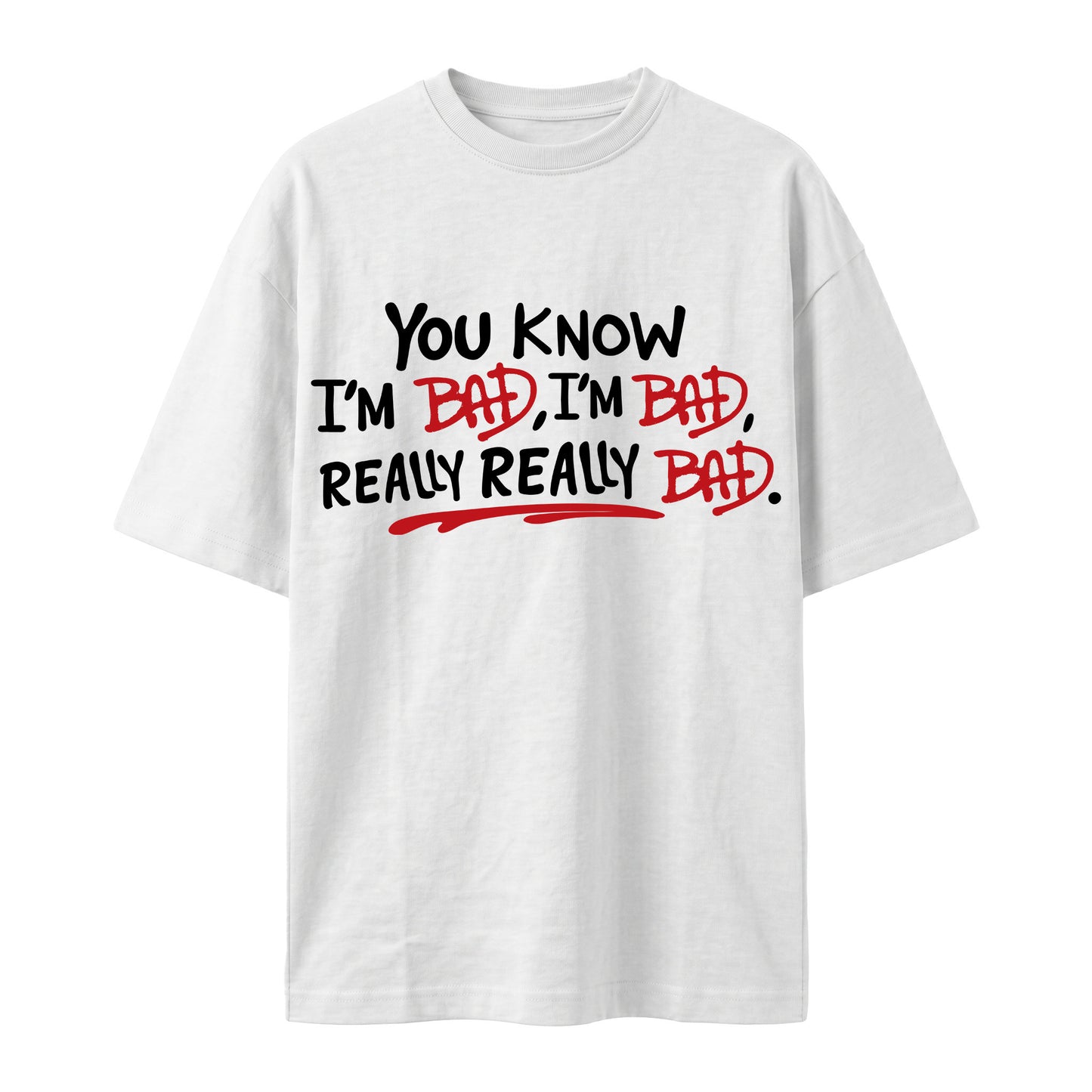 Michael Jackson Bad Oversized Tee's