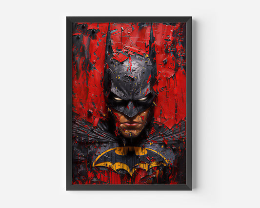 Batman Paint Face Poster