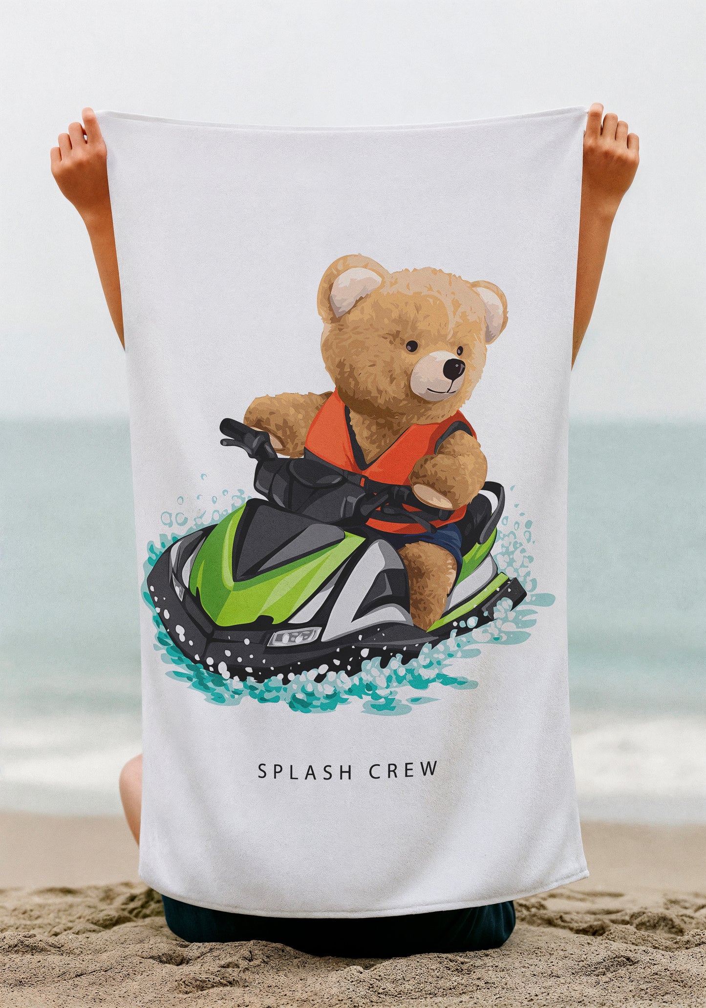 Jet ski Bear towel