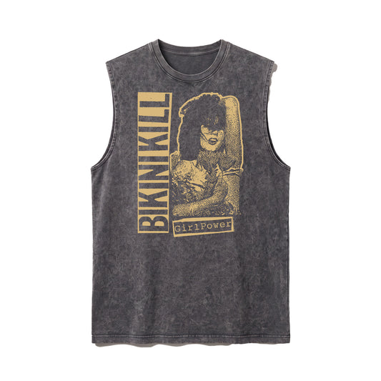 bikini Kill Washed Tank Top Basic