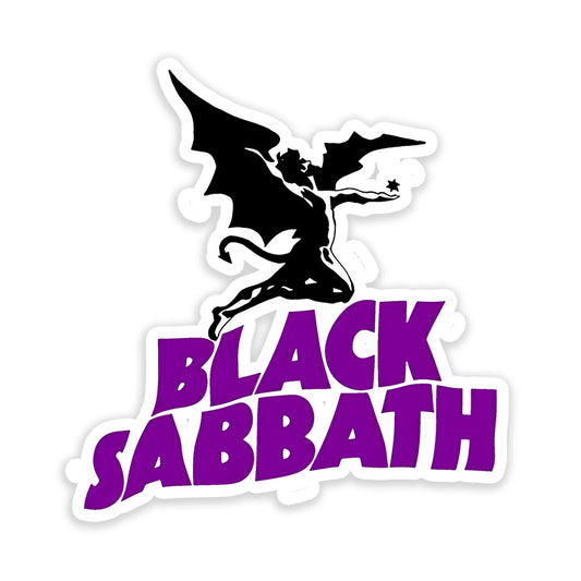 Black Sabbath purple Sticker