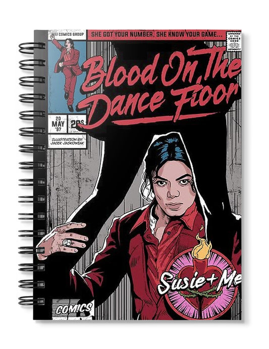 Michael Jackson Blood in the dance floor comic Notebook