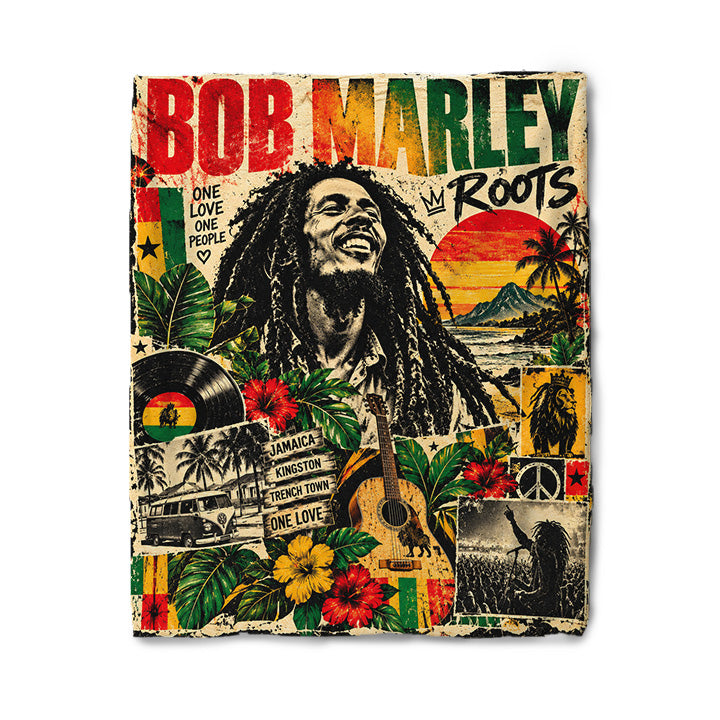 Bob Marley blanket