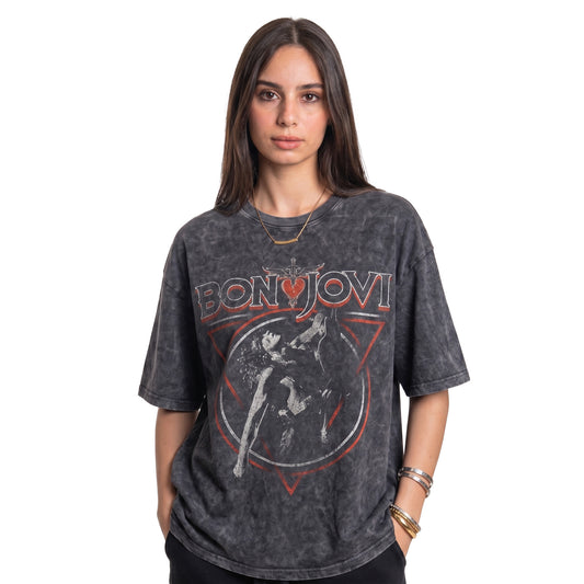 Bon Jovi Washed Oversized Tee's