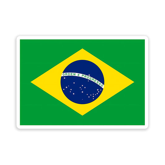 Brazil Flag Sticker