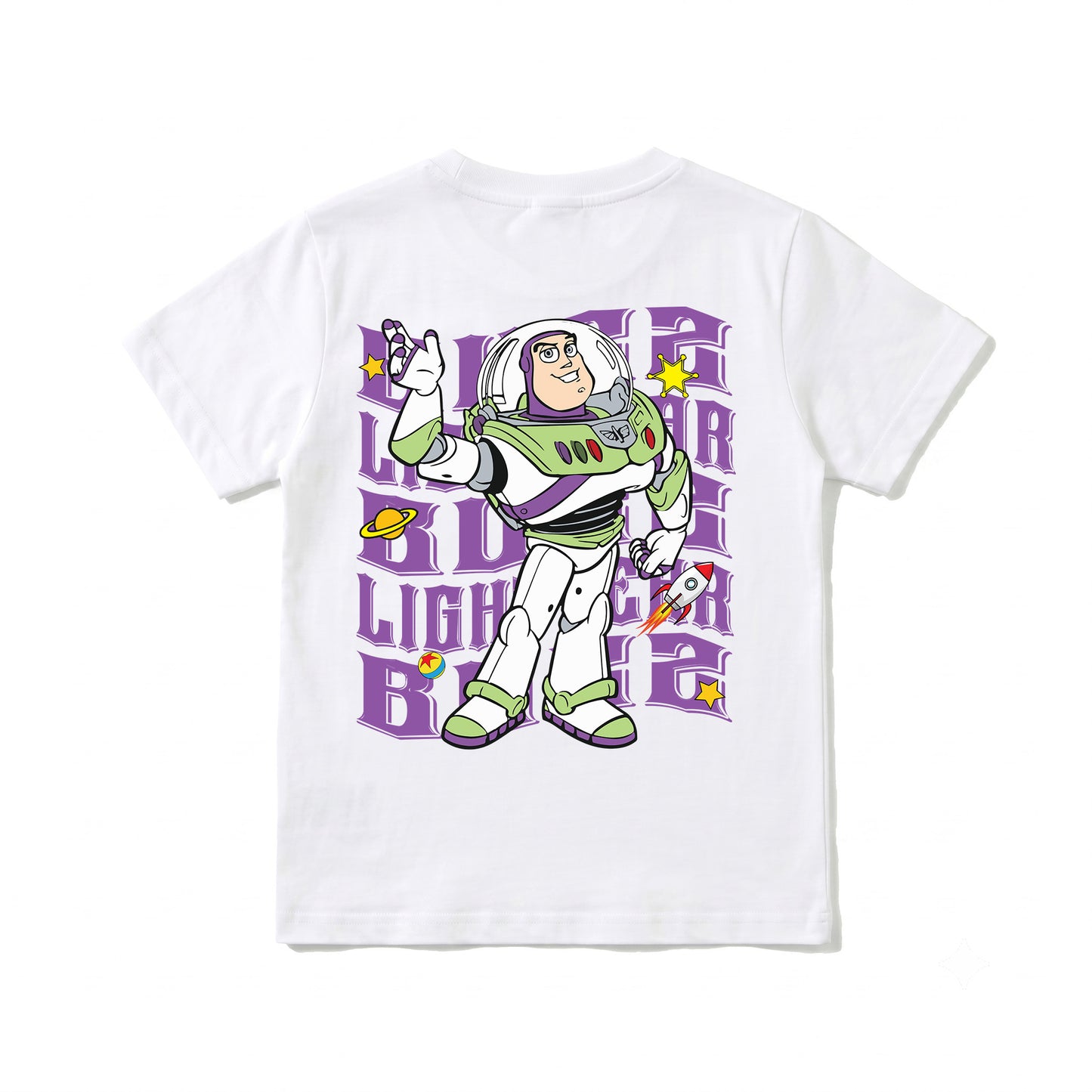 Buzz Toy Story Black Kids Tee's