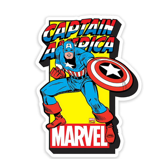 Captain America Marvel Sticker