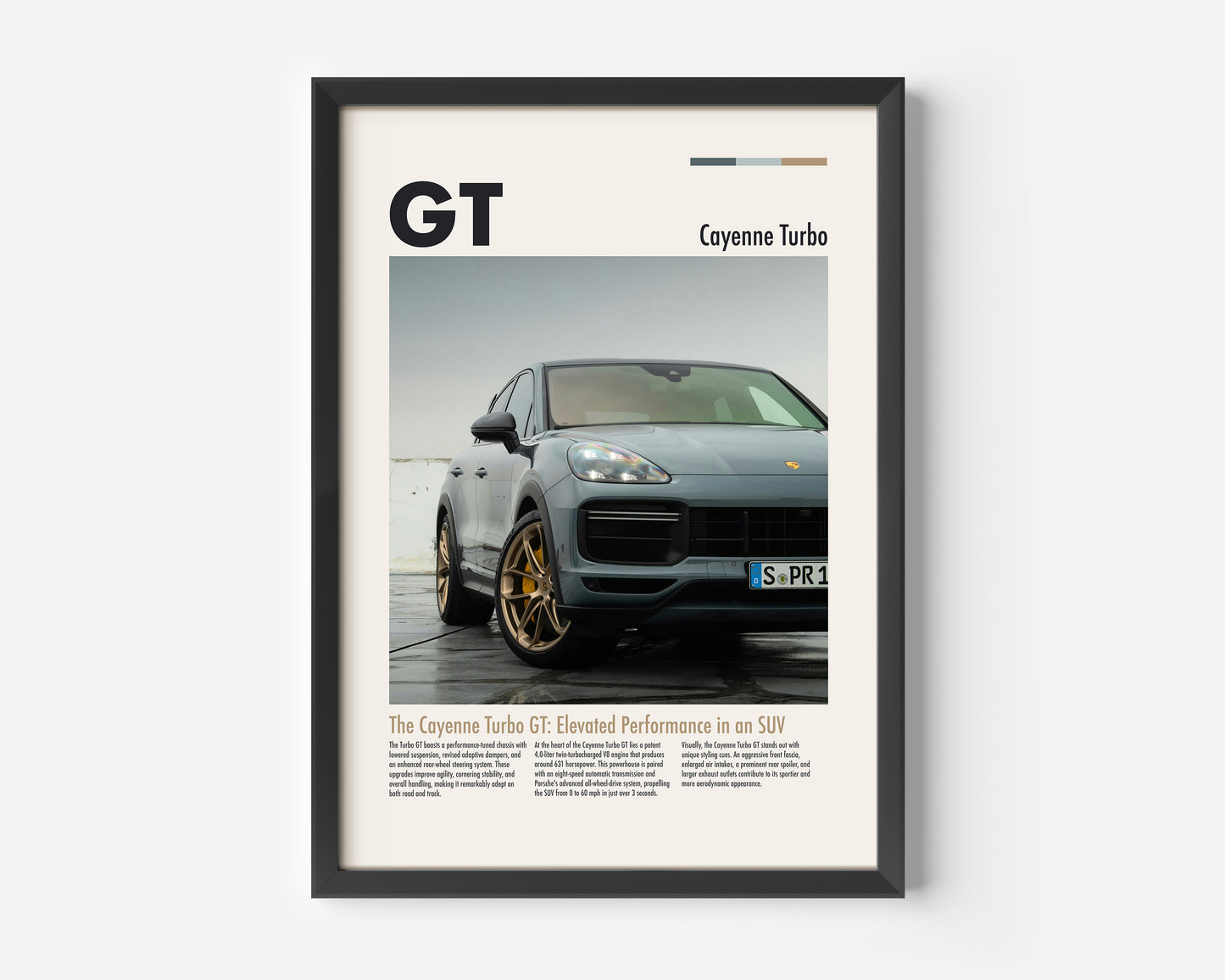 Porsche Cayenne Turbo GT Poster