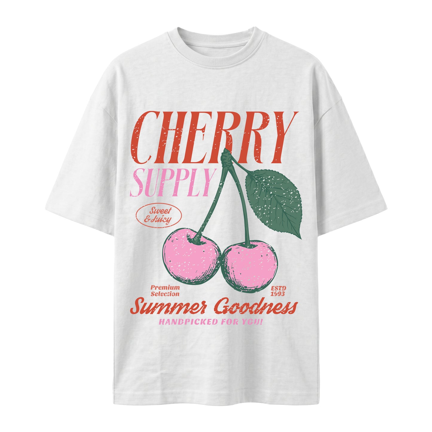 Cherry Oversized Tee's