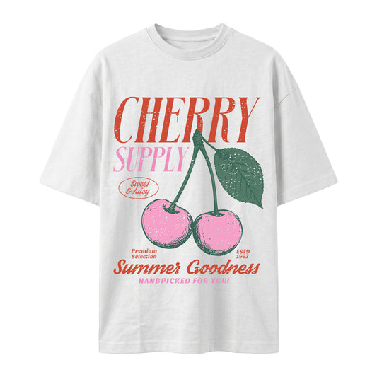 Cherry Oversized Tee's