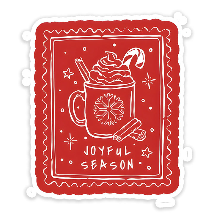 Joyful Season Christmas Sticker