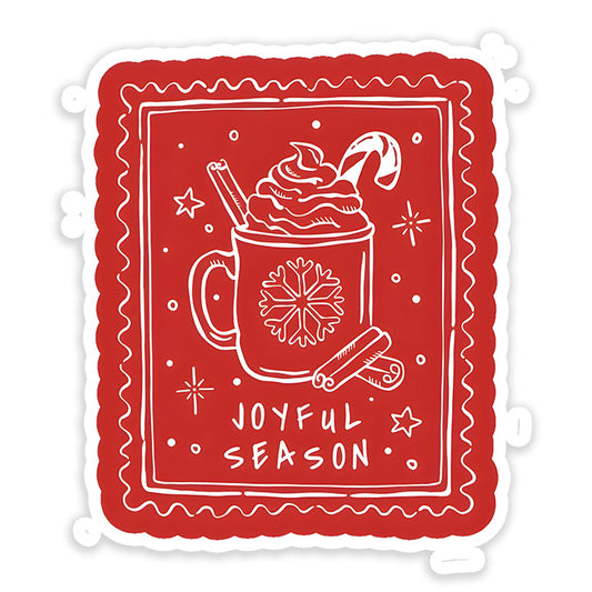 Joyful Season Christmas Sticker