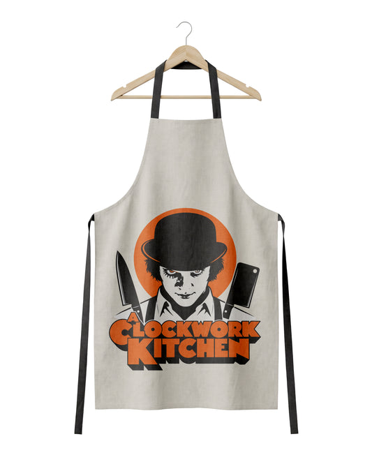 Clock work orange Apron