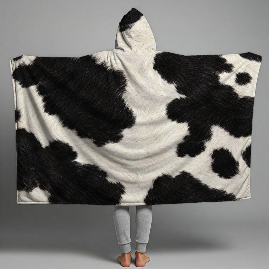 Cow Hooded Blanket
