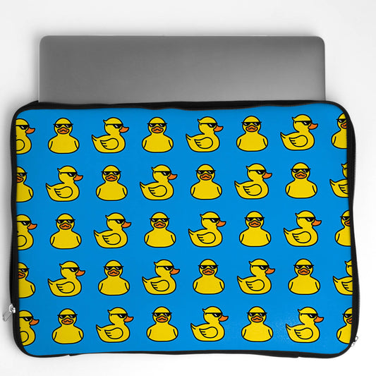 Ducks With Sunglasses Laptop Sleeve