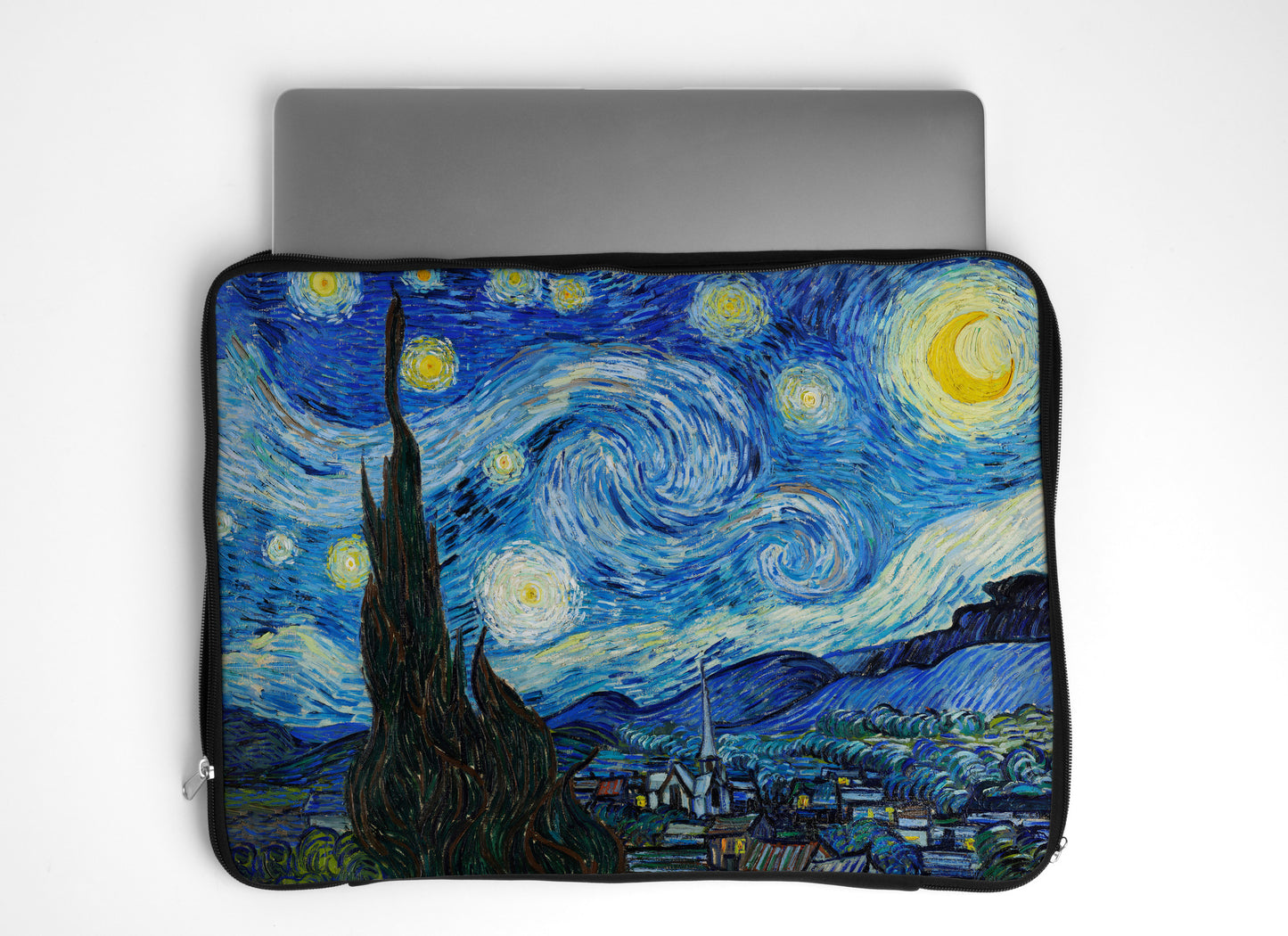 dank n drip The Starry Night Laptop Sleeve

