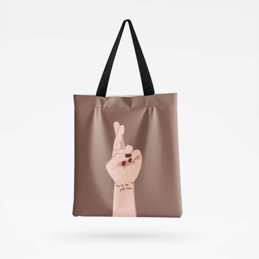 Fingers crossed All-Over Print Tote Bag
