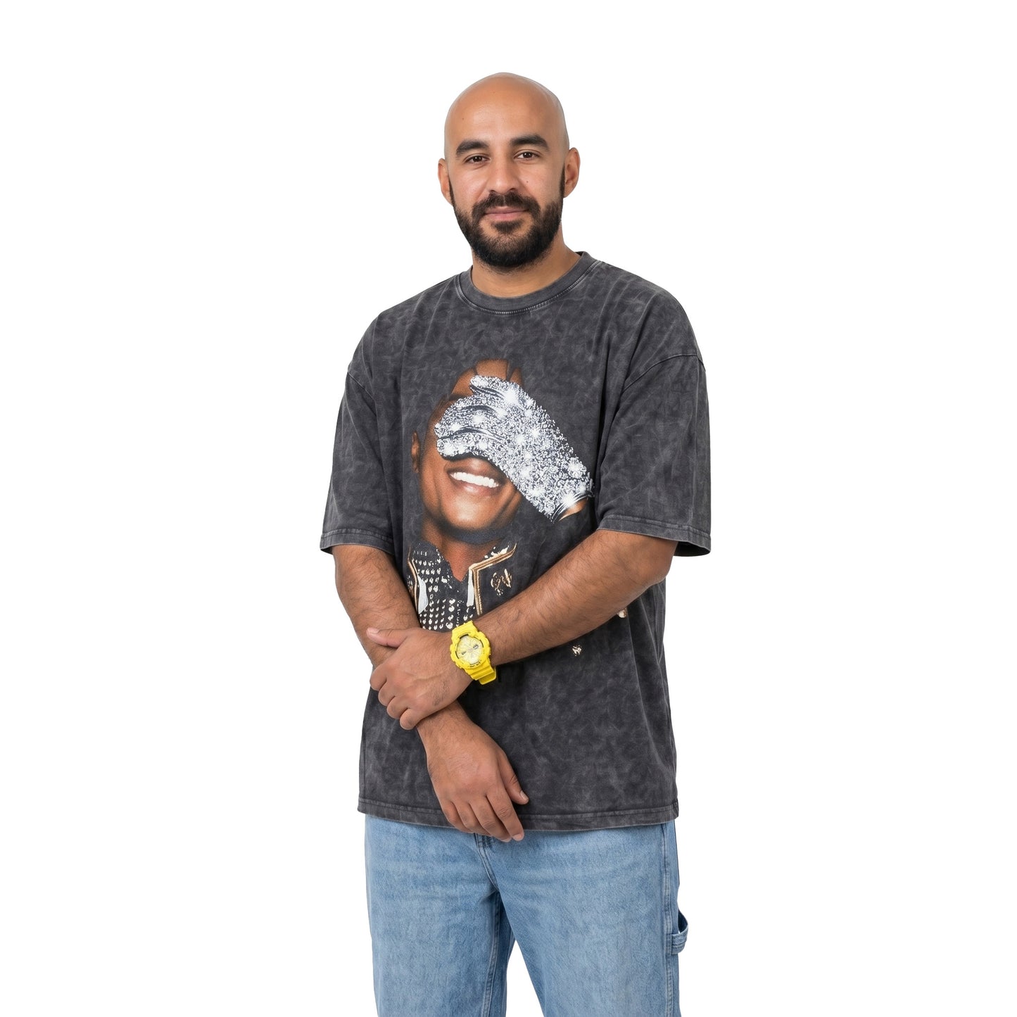 Michael Jackson Washed Oversized Tee's