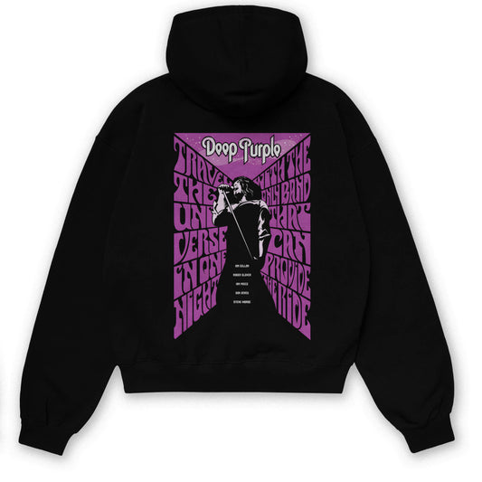 Deep Purple Oversized Hoodie