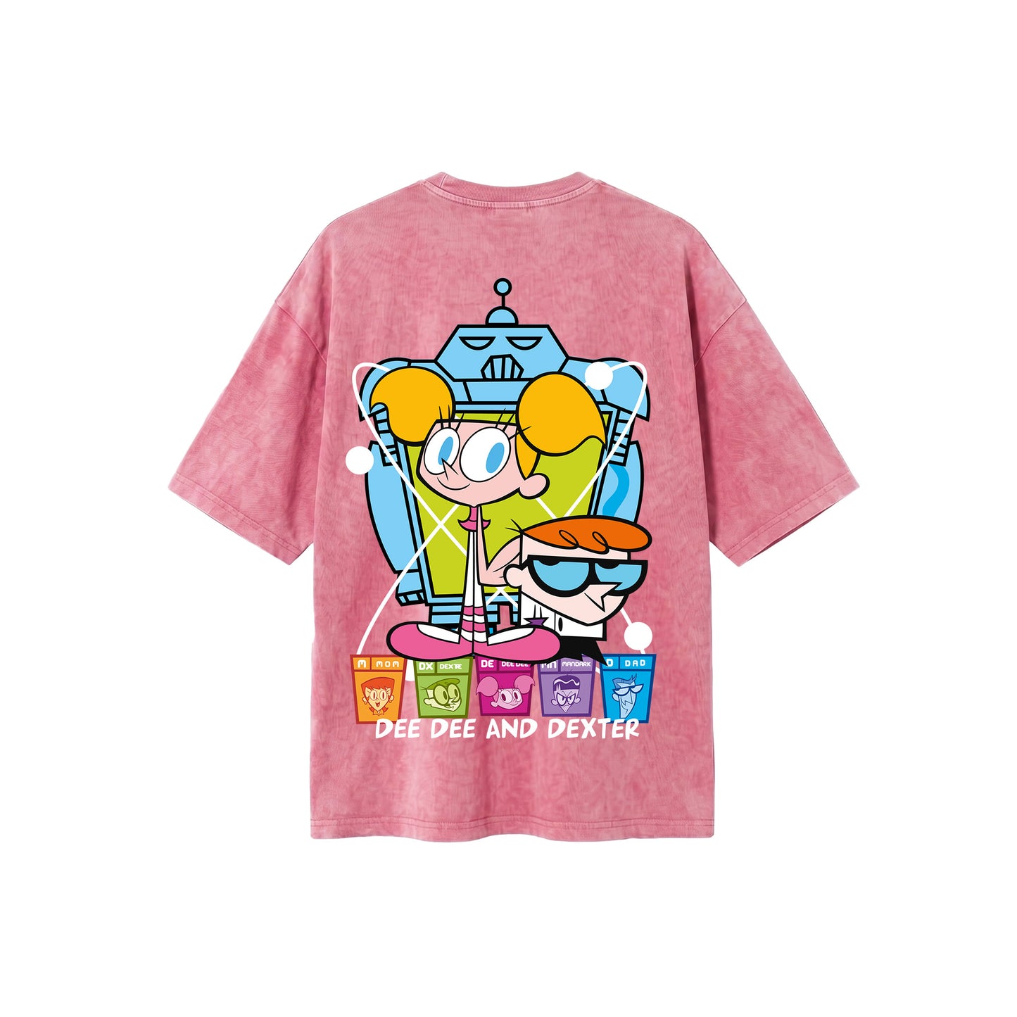 Dee Dee & Dexter Oversized Tee's Pale Pink