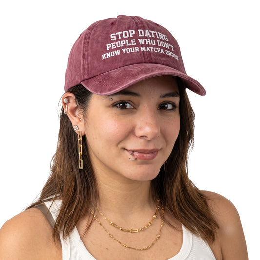 Stop Dating Washed Cap