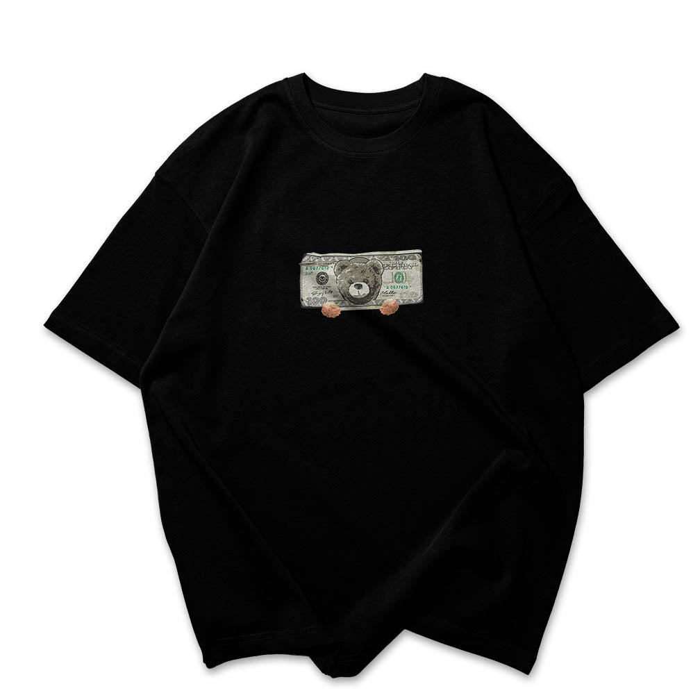 Valu Yourself Bear Oversized Tee's