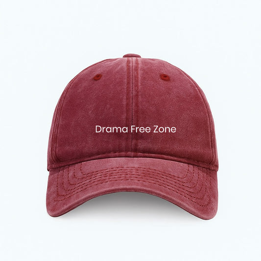 drama free zone Washed Cap