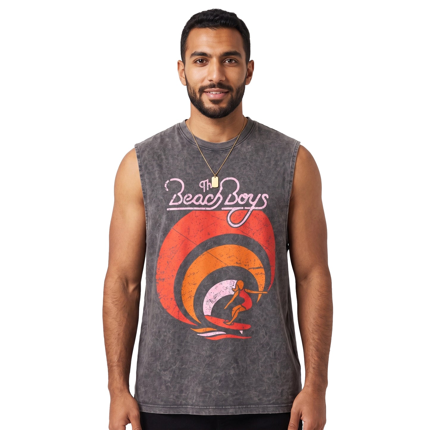 The Beach Boys Washed Tank Top