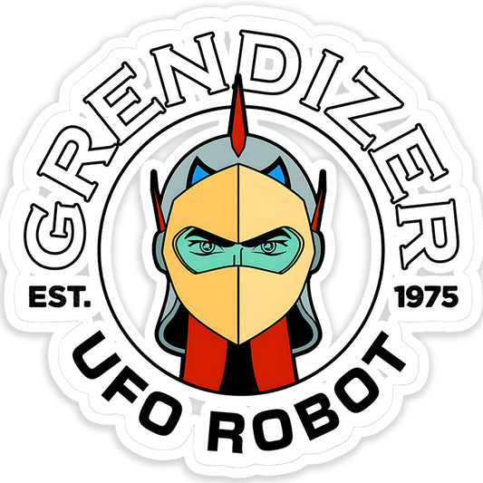Duke Fleed Grendizer Face Sticker