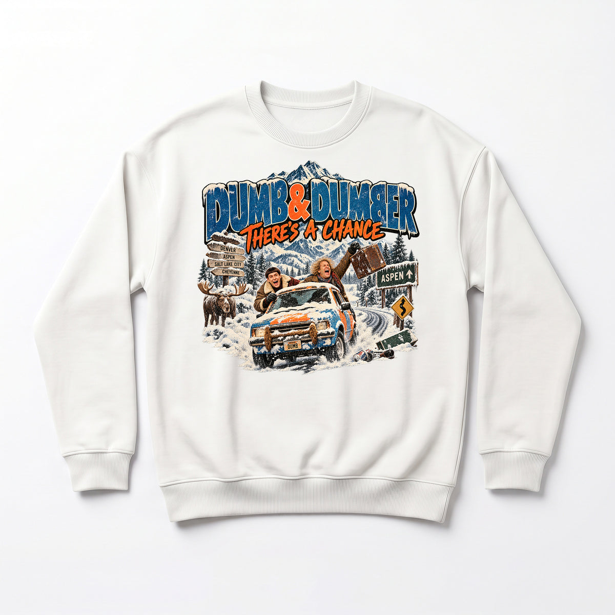 Dumb & Dumber Oversized Crewneck