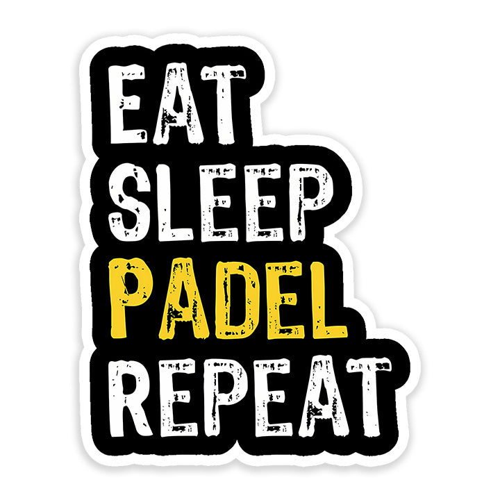 Eat Sleep Padel Tennis Sticker