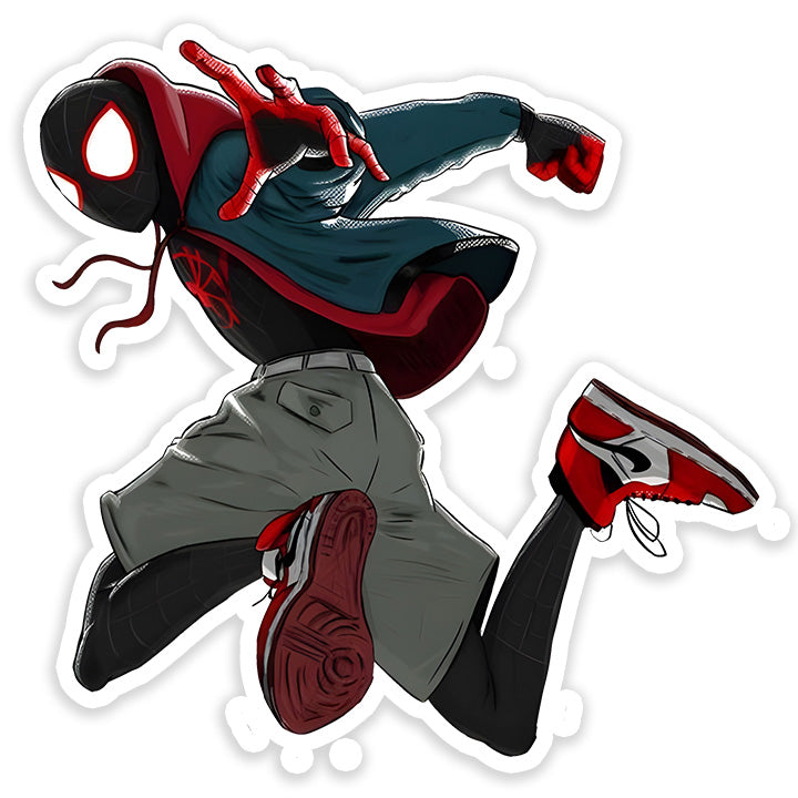 Spiderman Jumping marvel Sticker