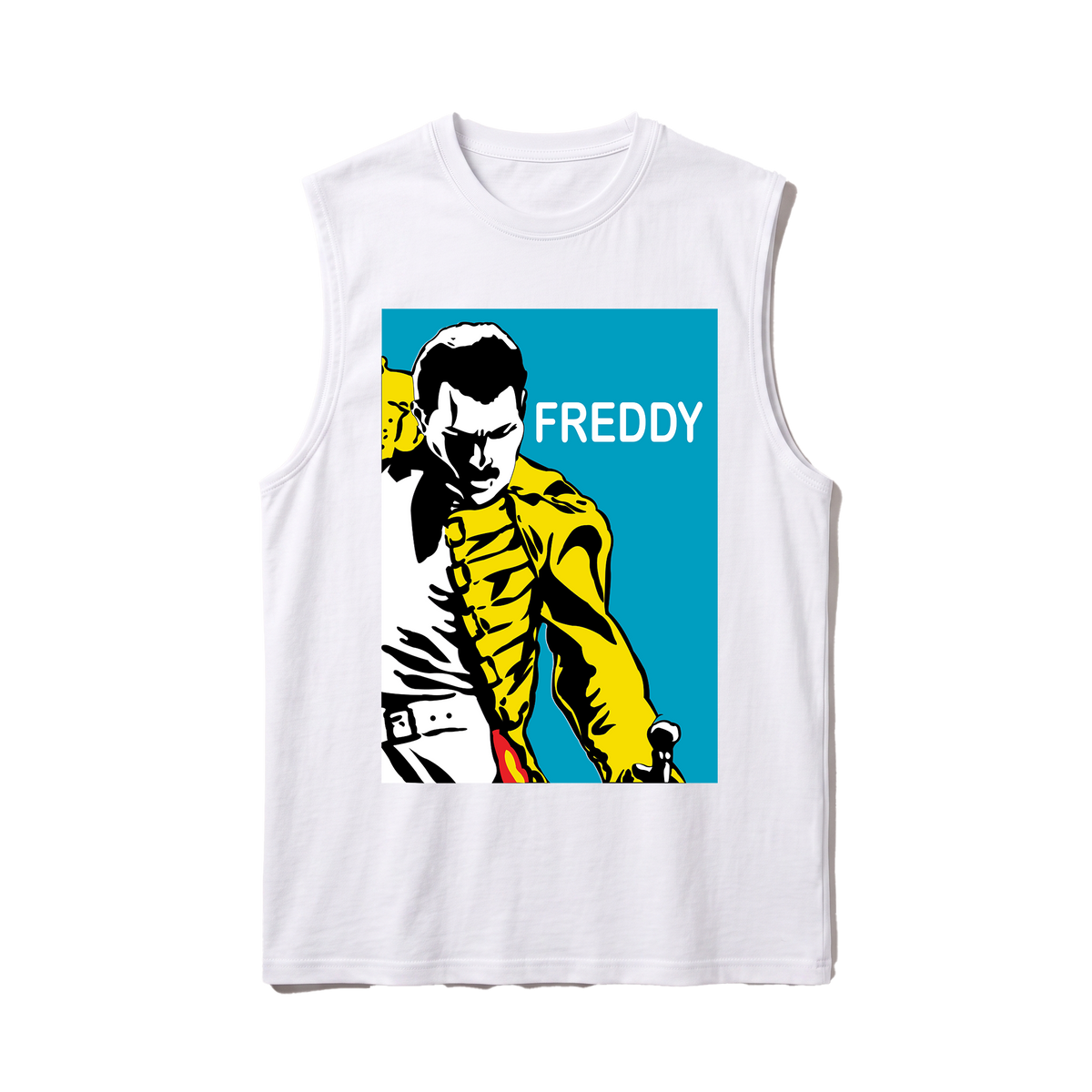 Freddie mercury Queen Washed Tank Top
