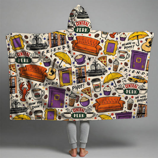Friends Hooded Blanket