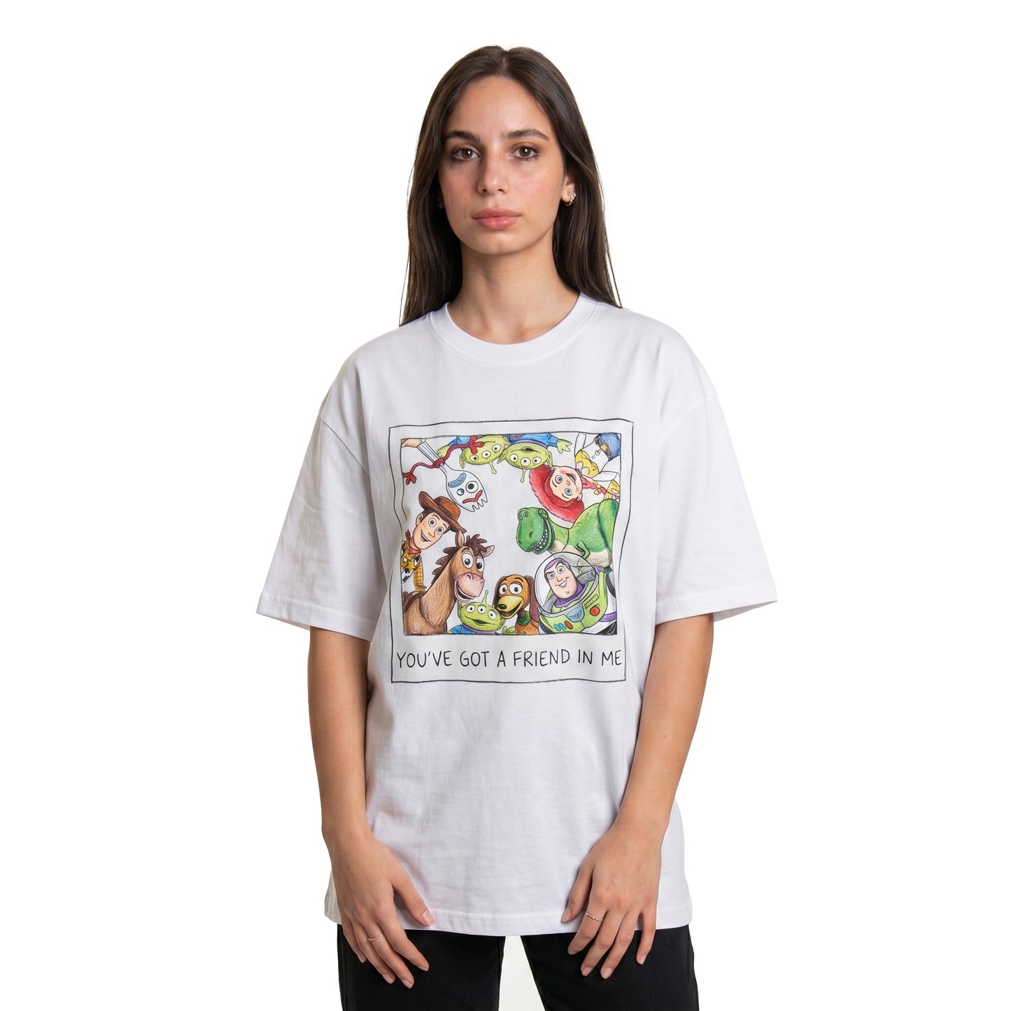 Toy Story got Friend on me Oversized Tee's