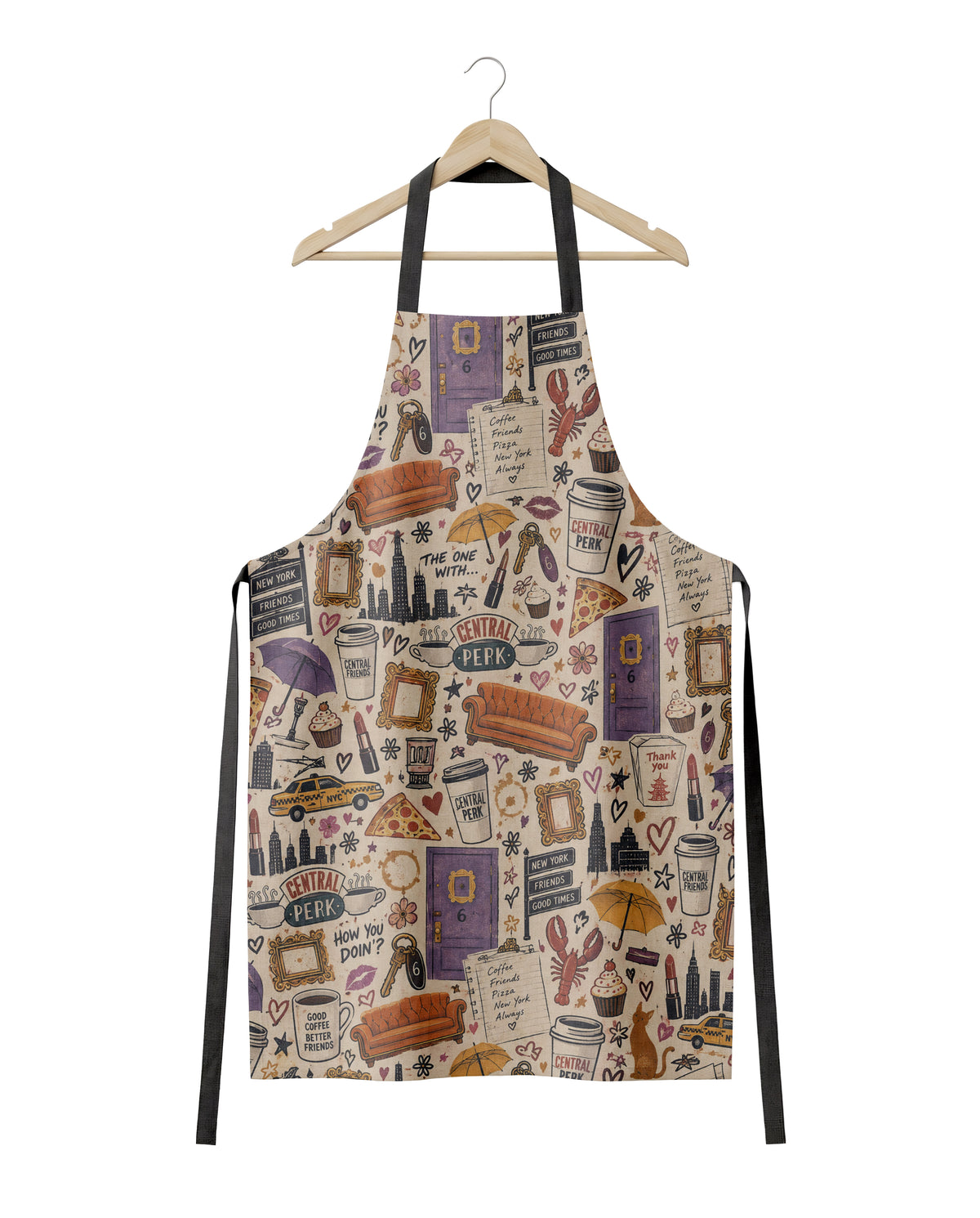 Friends Pattern Apron