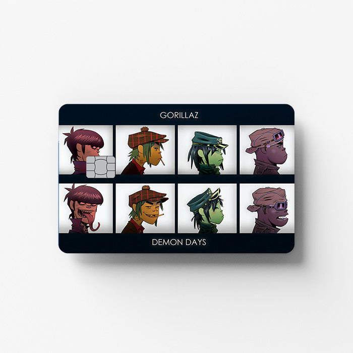 gorillaz Card Sticker