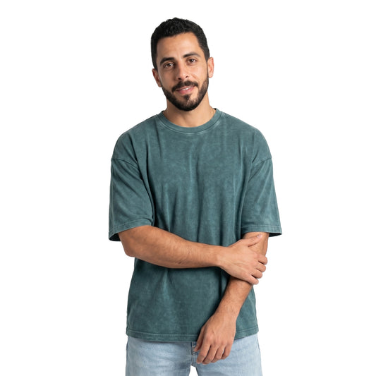 Washed Oversized Tee's Basic