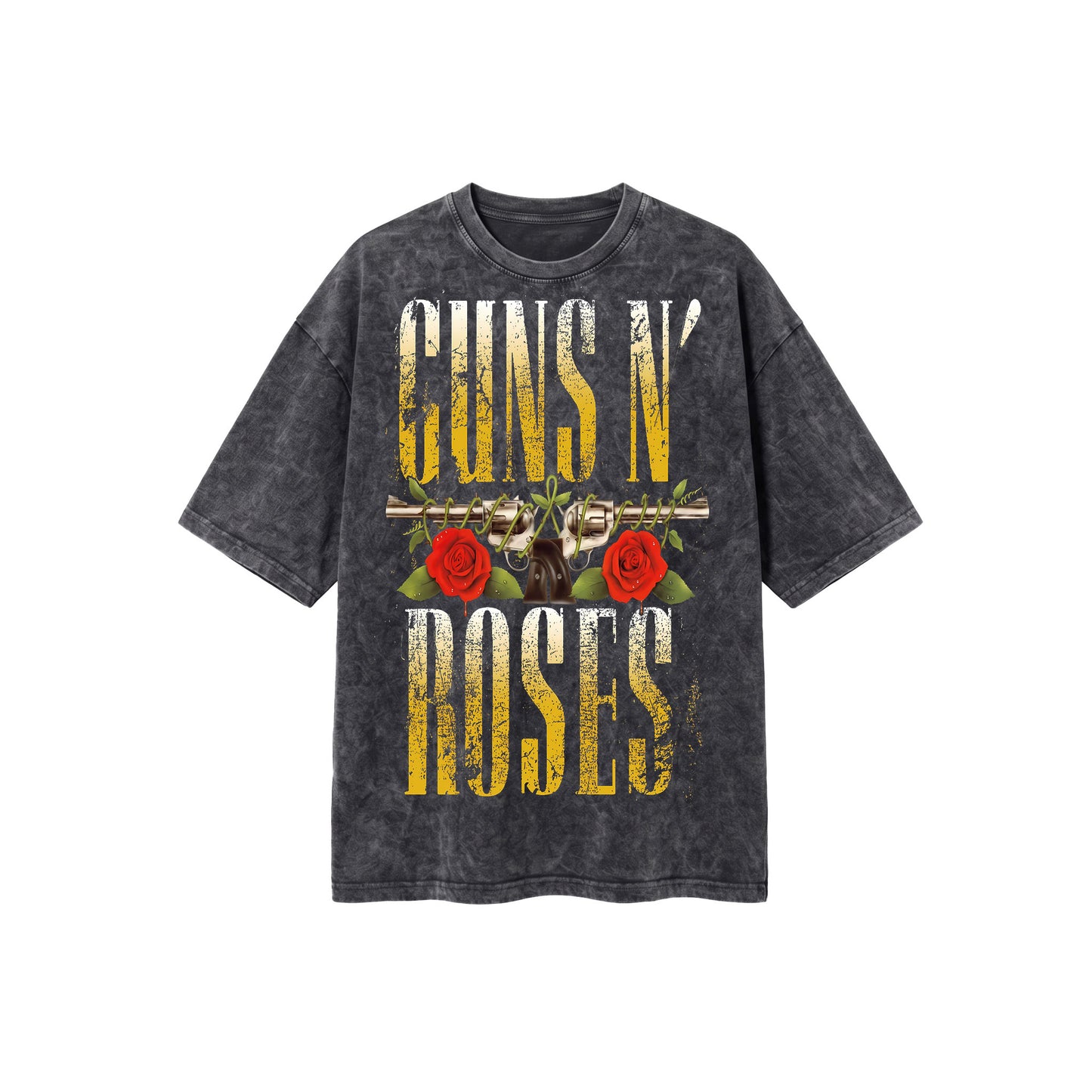 Guns N Roses Band Washed Oversized Tee's