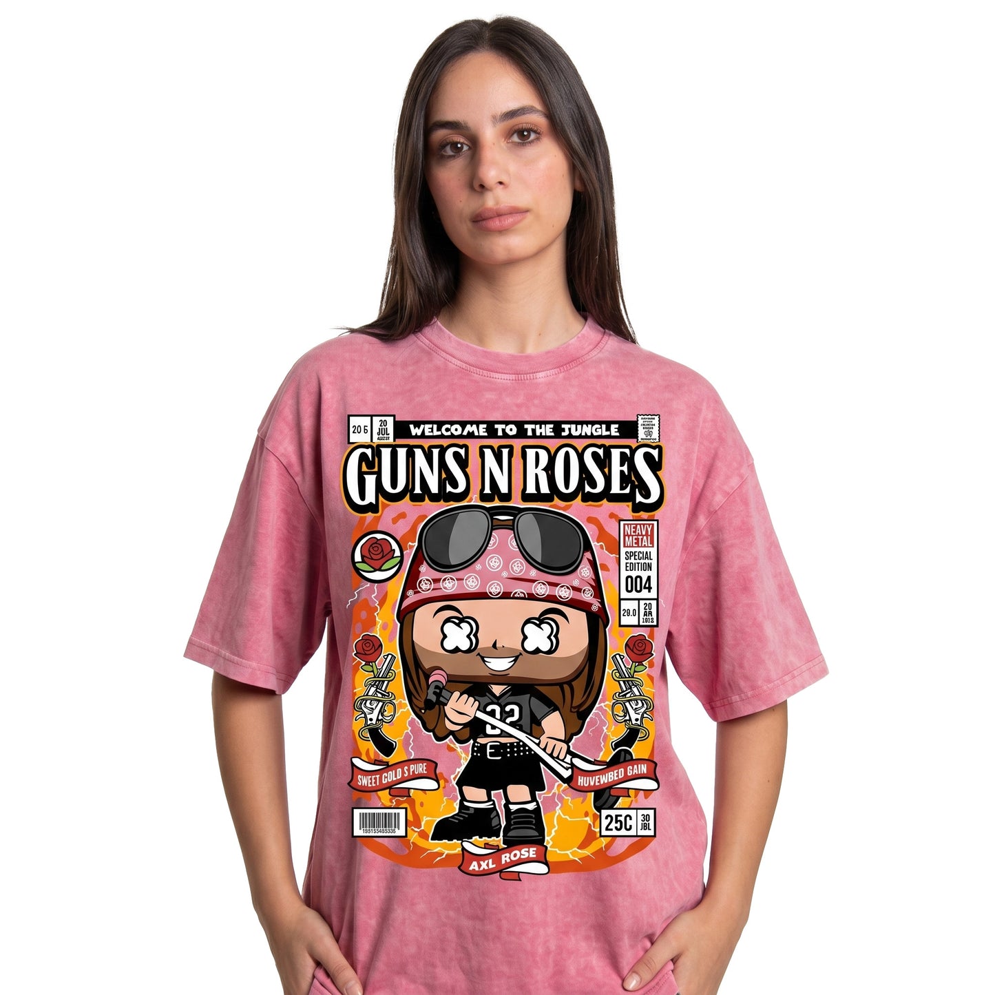 Axel Rose Washed Oversized Tee's