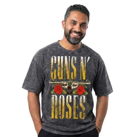 Guns N Roses Band Washed Oversized Tee's