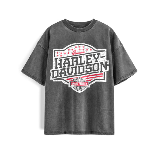 Harley Washed Oversized Tee's