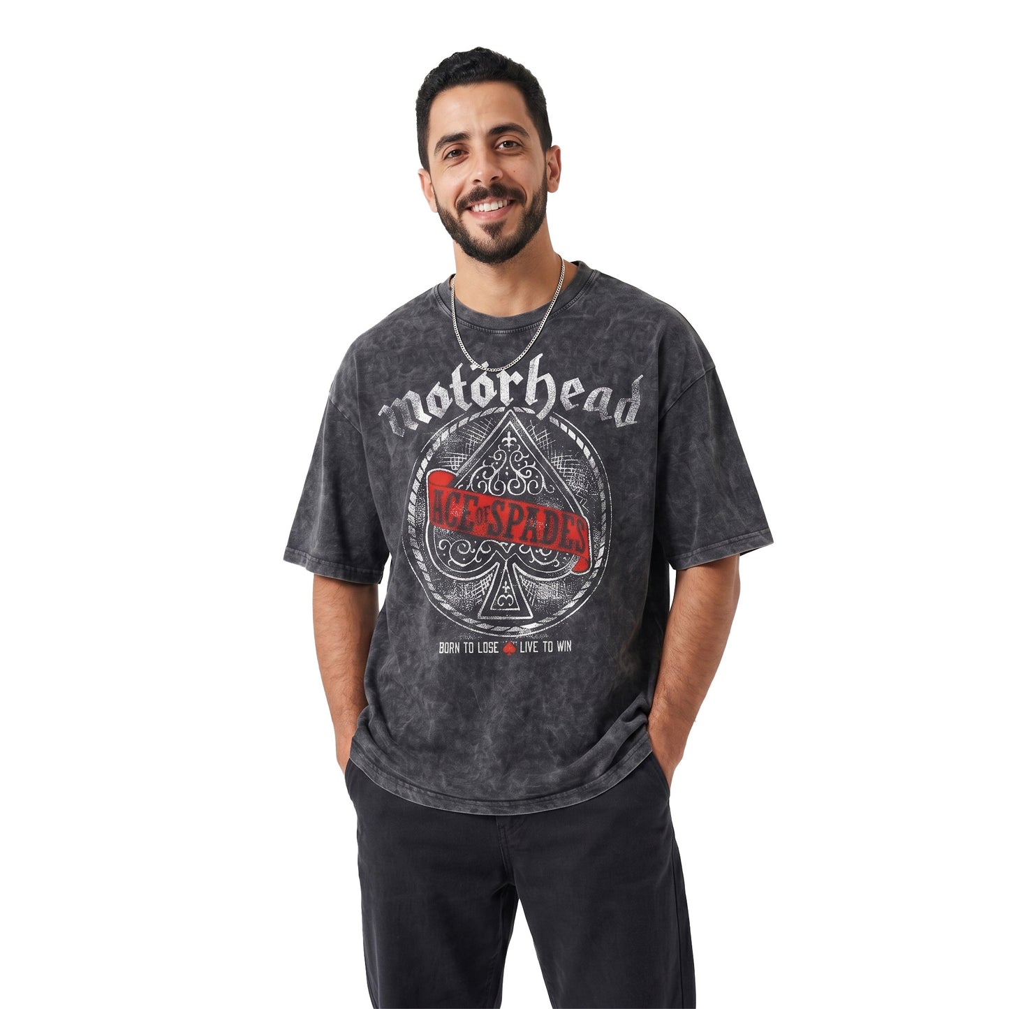 Motorhead Washed Oversized Tee's