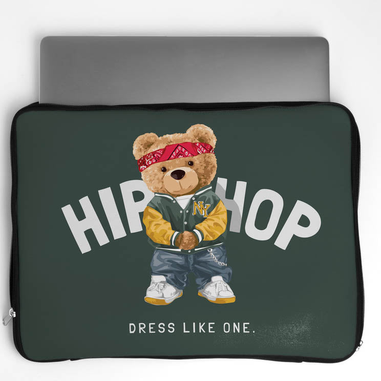 Hip Hop Bear Laptop Sleeve