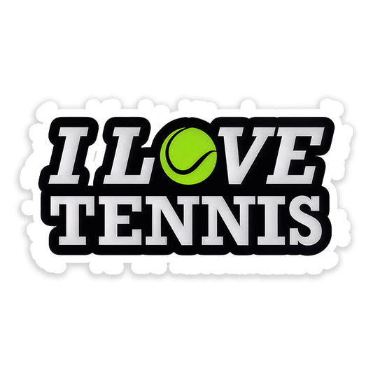 I love tennis Sticker