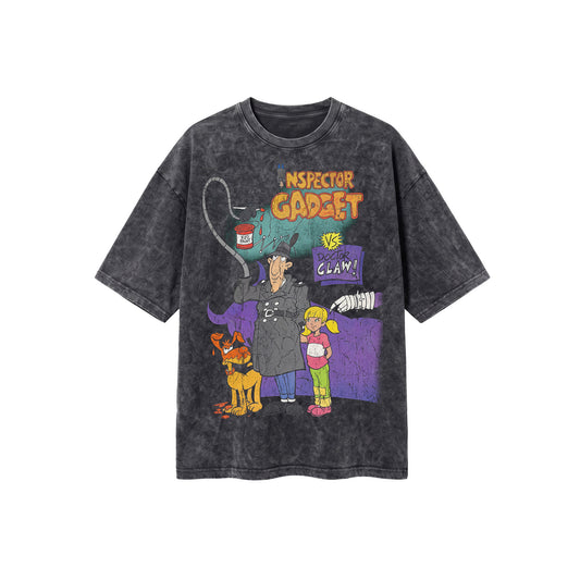 Inspector Gadget Washed Oversized Tee's