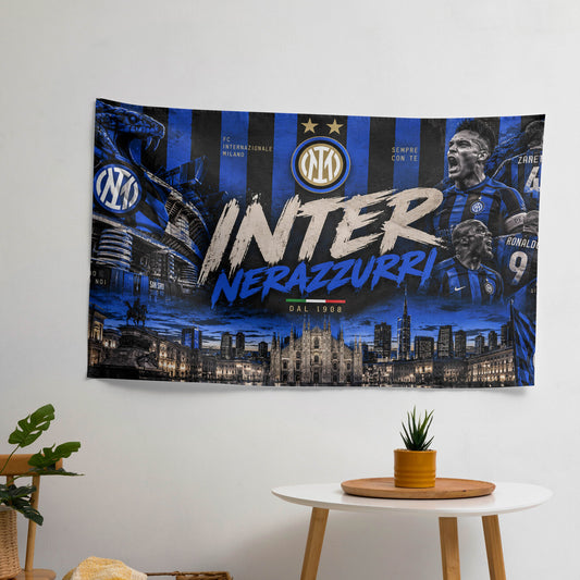 Inter Milan Velvet Tapestry