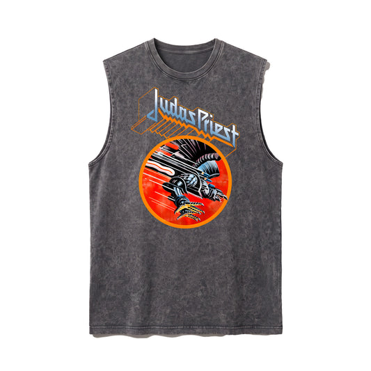 Judas Priest Washed Tank Top