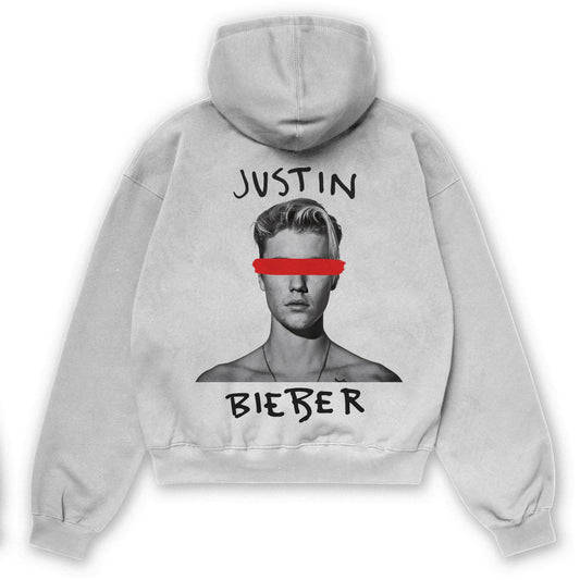 Justin Bieber Oversized Hoodie white